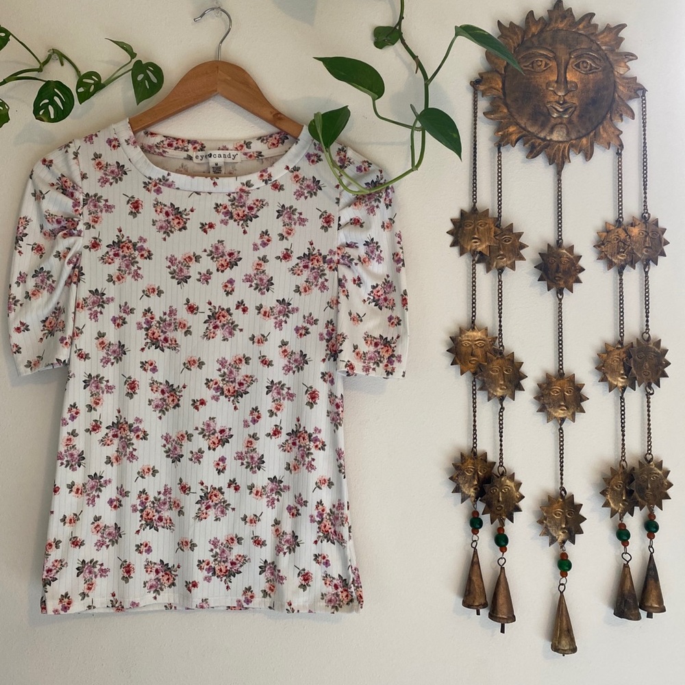 ‼️Sold On IG‼️ Eye Candy Floral Blouse